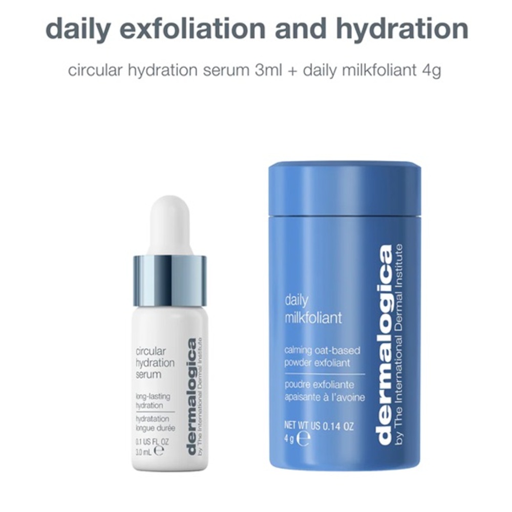 🎀 Dermalogica Daily Exfoliation + Hydration Set | Daily Milkfoliant + Serum - Picture 2 of 4